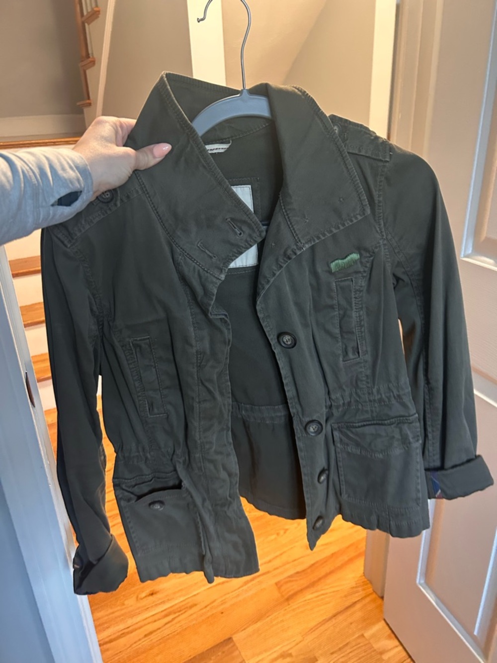 Hollister Olive Green Utility Jacket